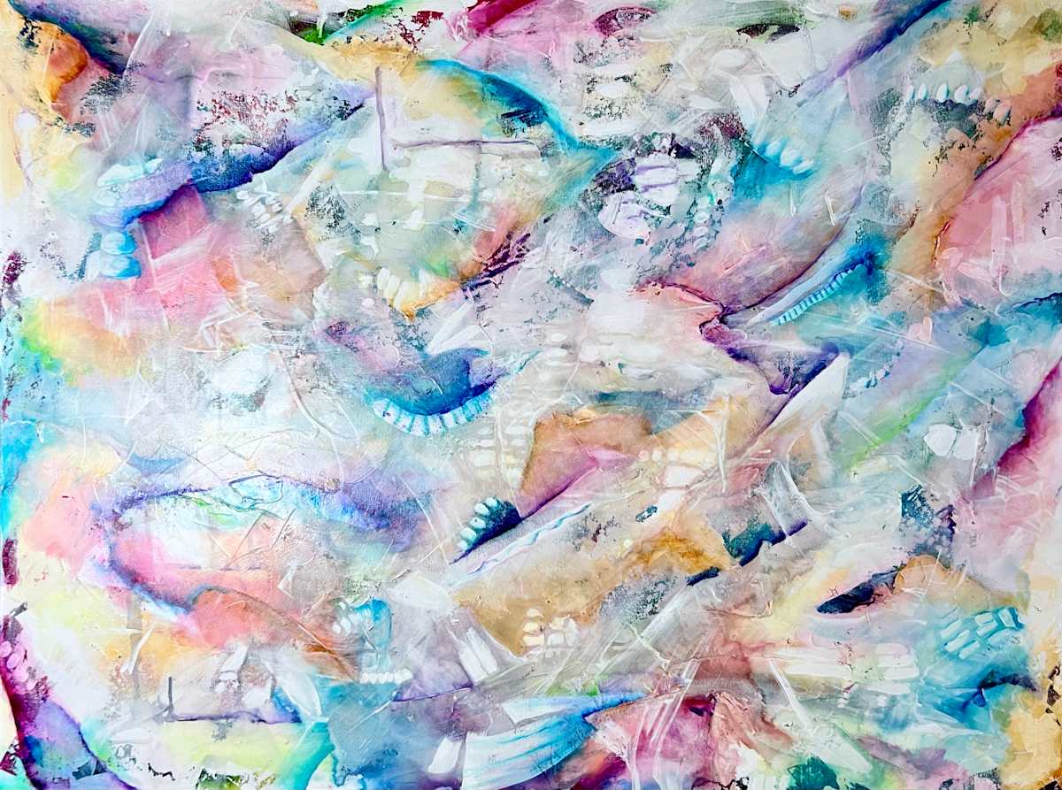 Patterns Beneath the Pastel Tide by Liz Morton 