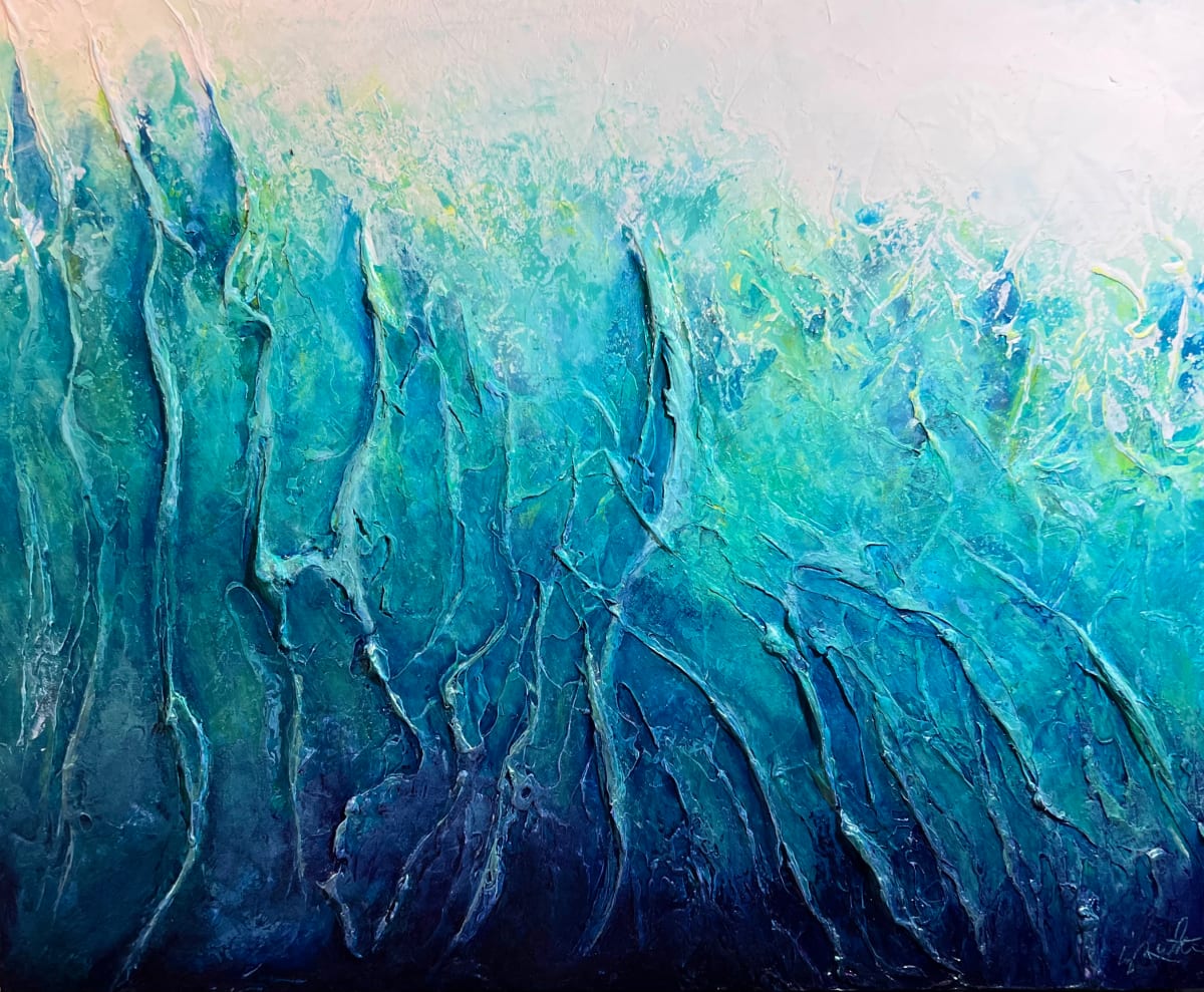Emerald Streams in Motion by Liz Morton 