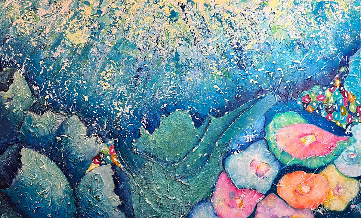 Vibrant Reef Oasis by Liz Morton 