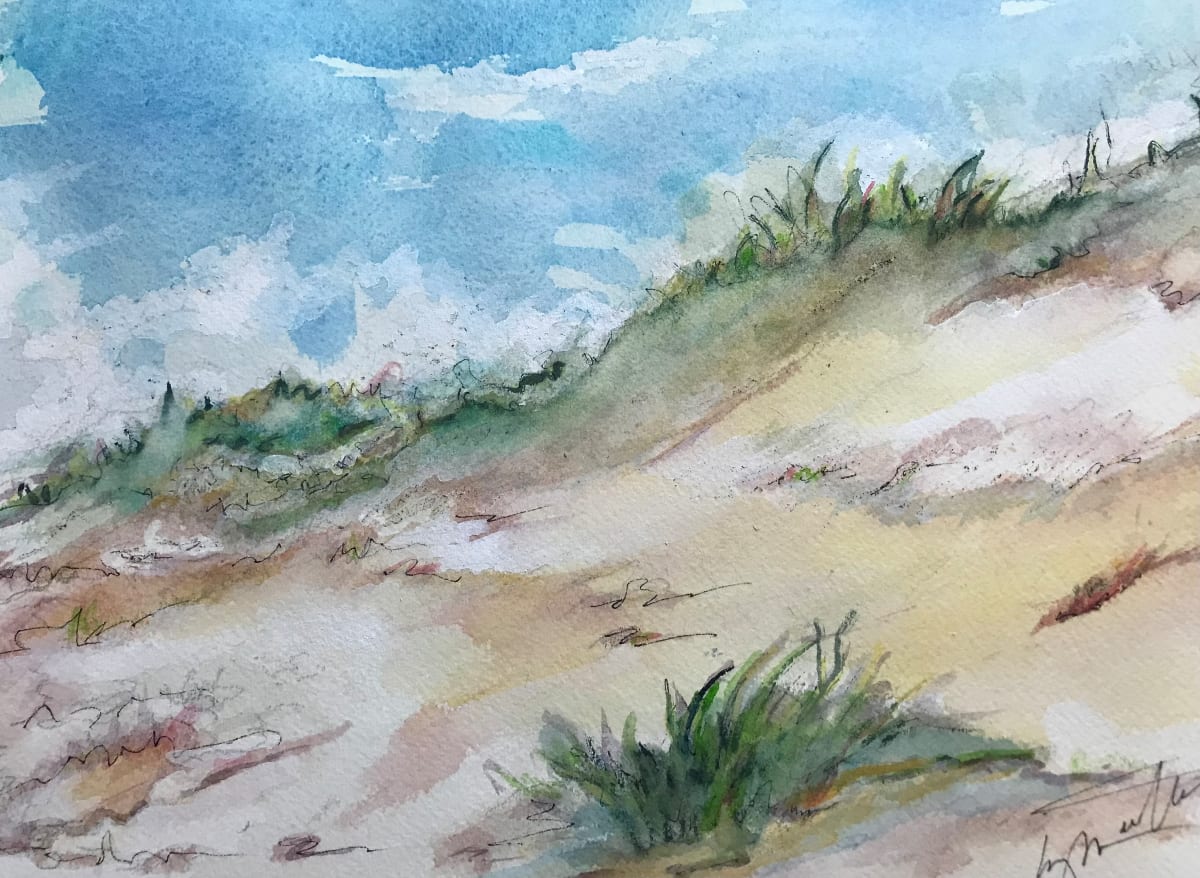 Dunes No. 1  Image: Watercolor on Rag Paper