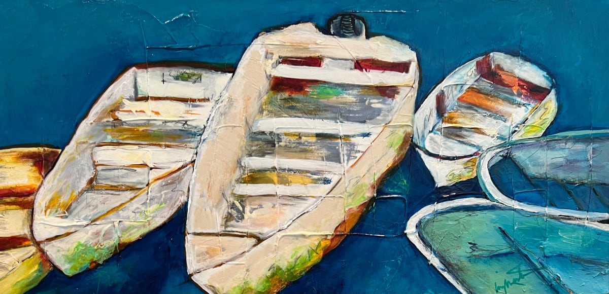 Five Skiffs by Liz Morton 