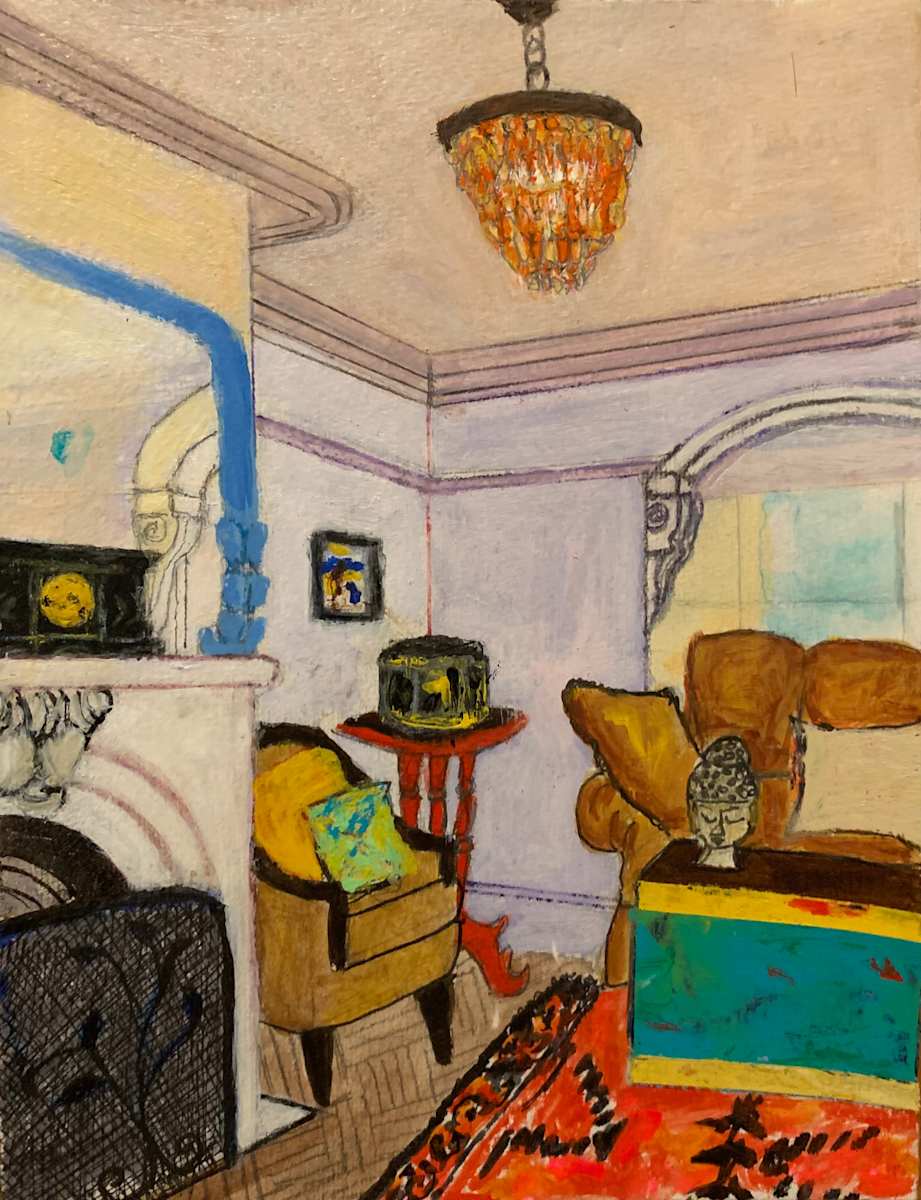 Living Room #1, 2022 by Pamela Saturday 