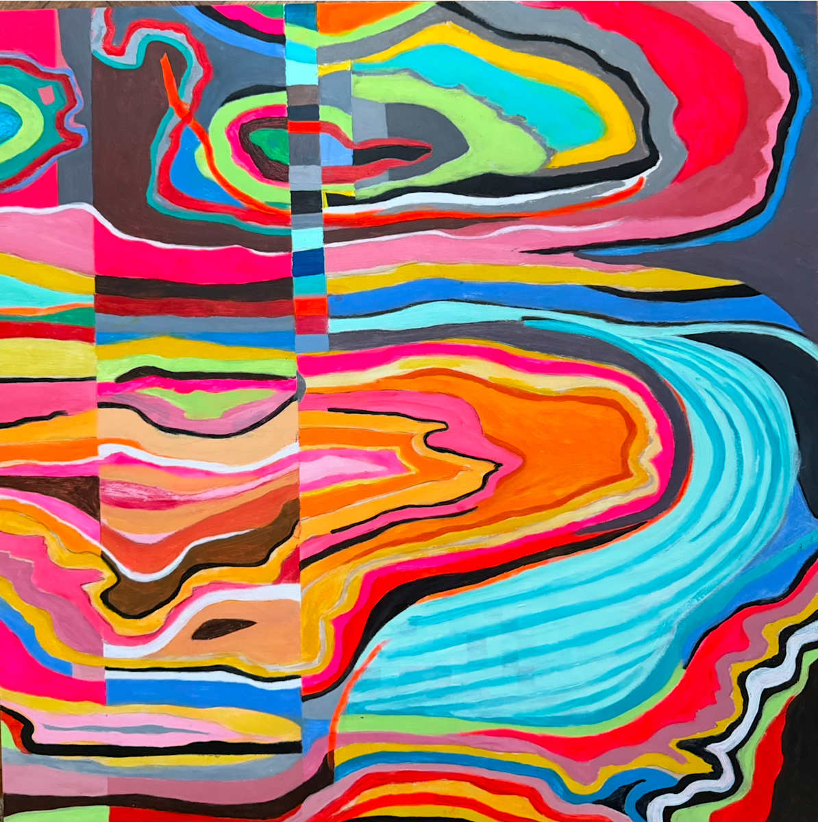 Tides At My Heart,  2025 by Pamela Saturday 