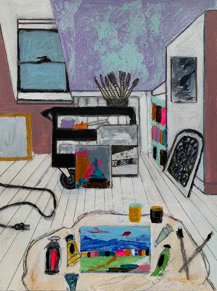 Studio #2, 2022 by Pamela Saturday 