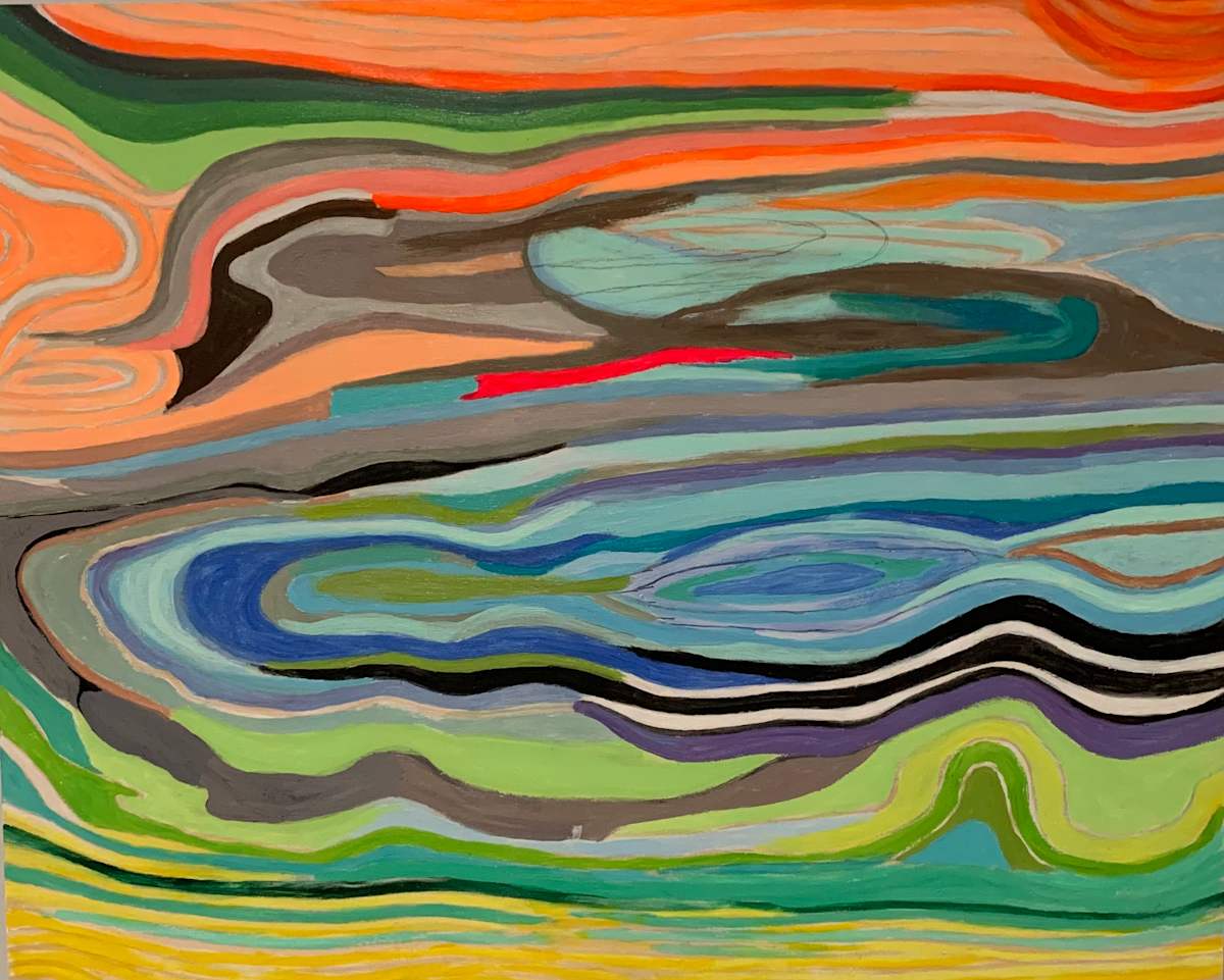 Seize The Day 2024 by Pamela Saturday  Image: Acrylic on canvas
