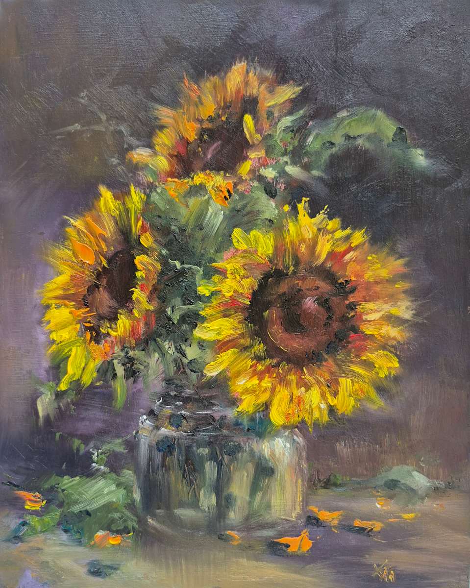 Sunflowers by Vicky Zhou 