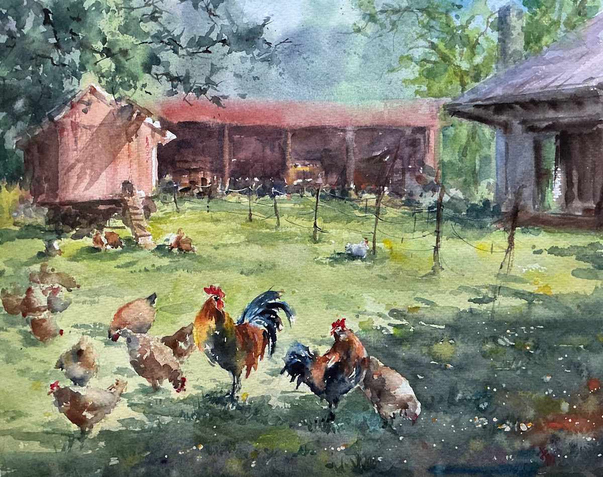 Rooster's Enigma by Vicky Zhou 