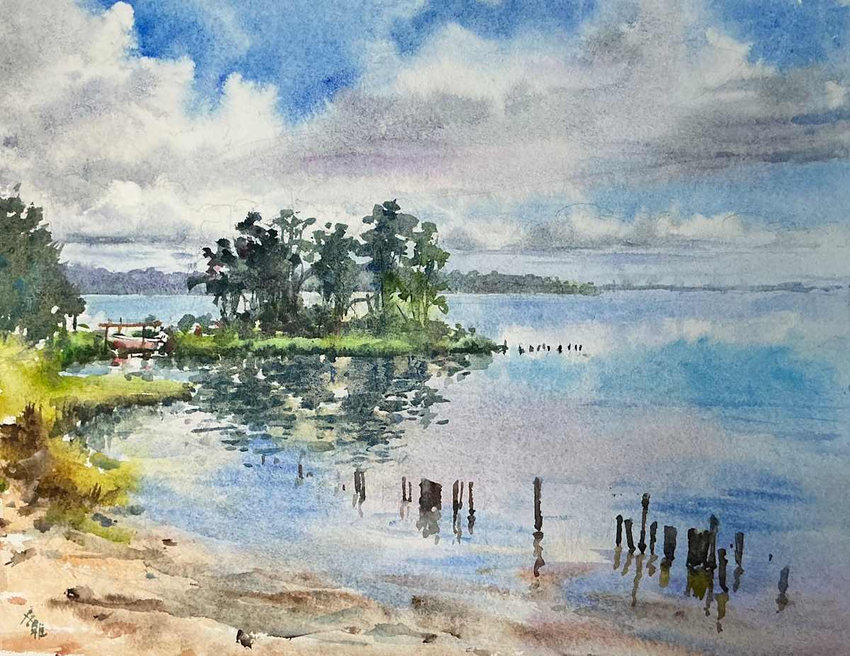 By the Severn River by Vicky Zhou 