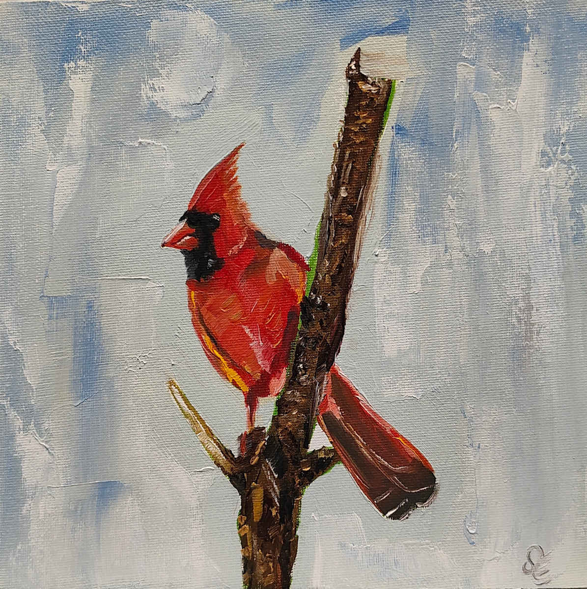 Cardinal #2 (print) by Douglas Earls  Image: Douglas Earls, Cardinal #2 (print)
