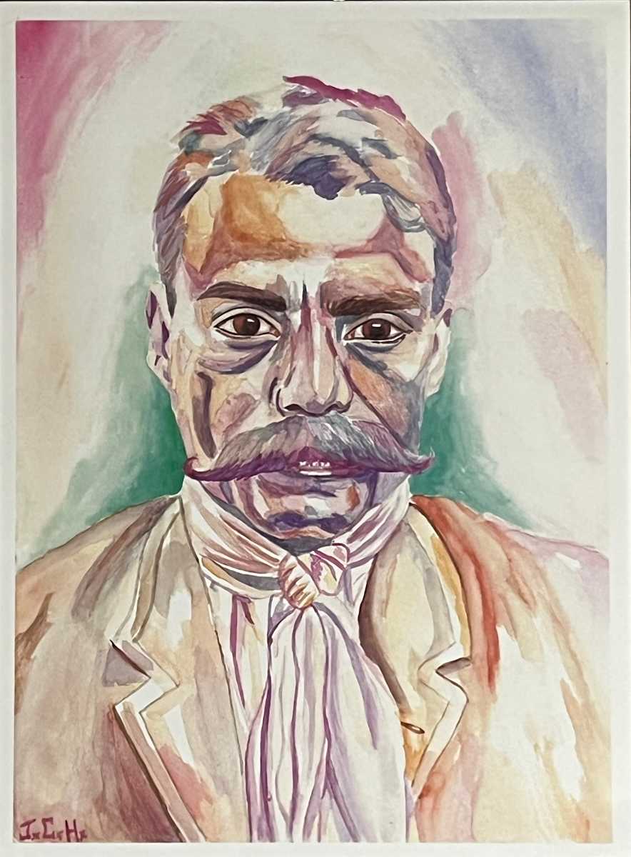 Emiliano Zapata (print) by Juan Hernandez  Image: Juan Hernandez, Emiliano Zapata (print)