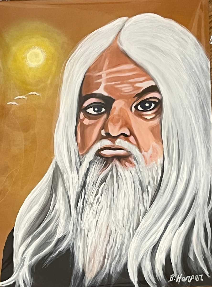 Leon Russell by Bednago Harper  Image: Bednago Harper, Leon Russell