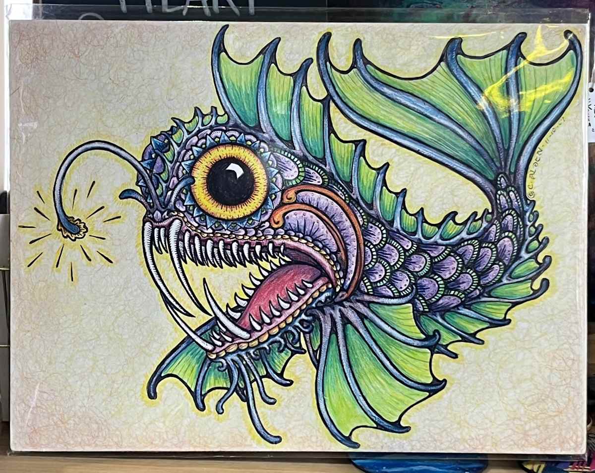 Angler Fish by Carole Alden  Image: Carole Alden, Angler Fish