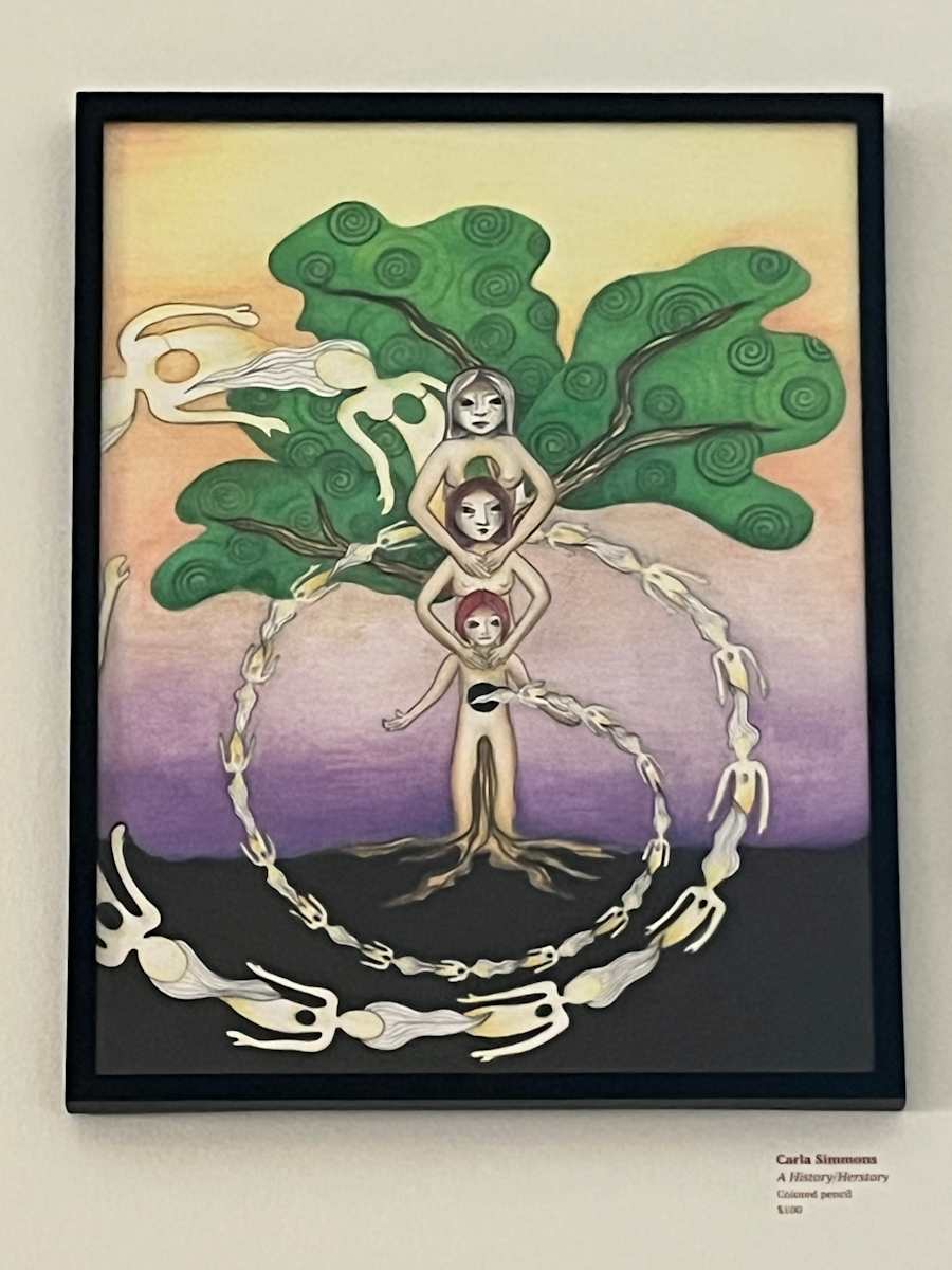 A History/Herstory by Carla Simmons  Image: Carla Simmons, A History/Herstory