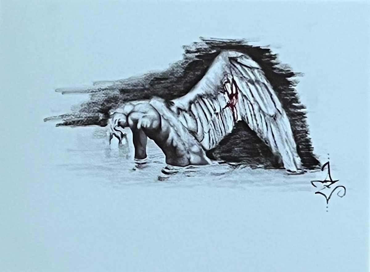 Man With Wing by Chad Merrill, Image 1.