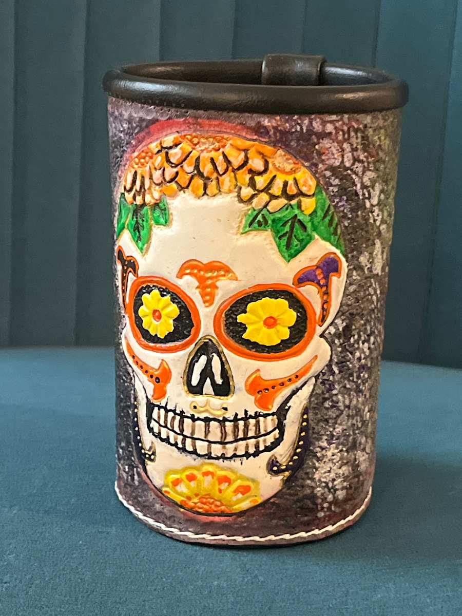 Rock Lives Koozie by Patrick Holzer  Image: Patrick Holzer, Rock Lives Koozie
