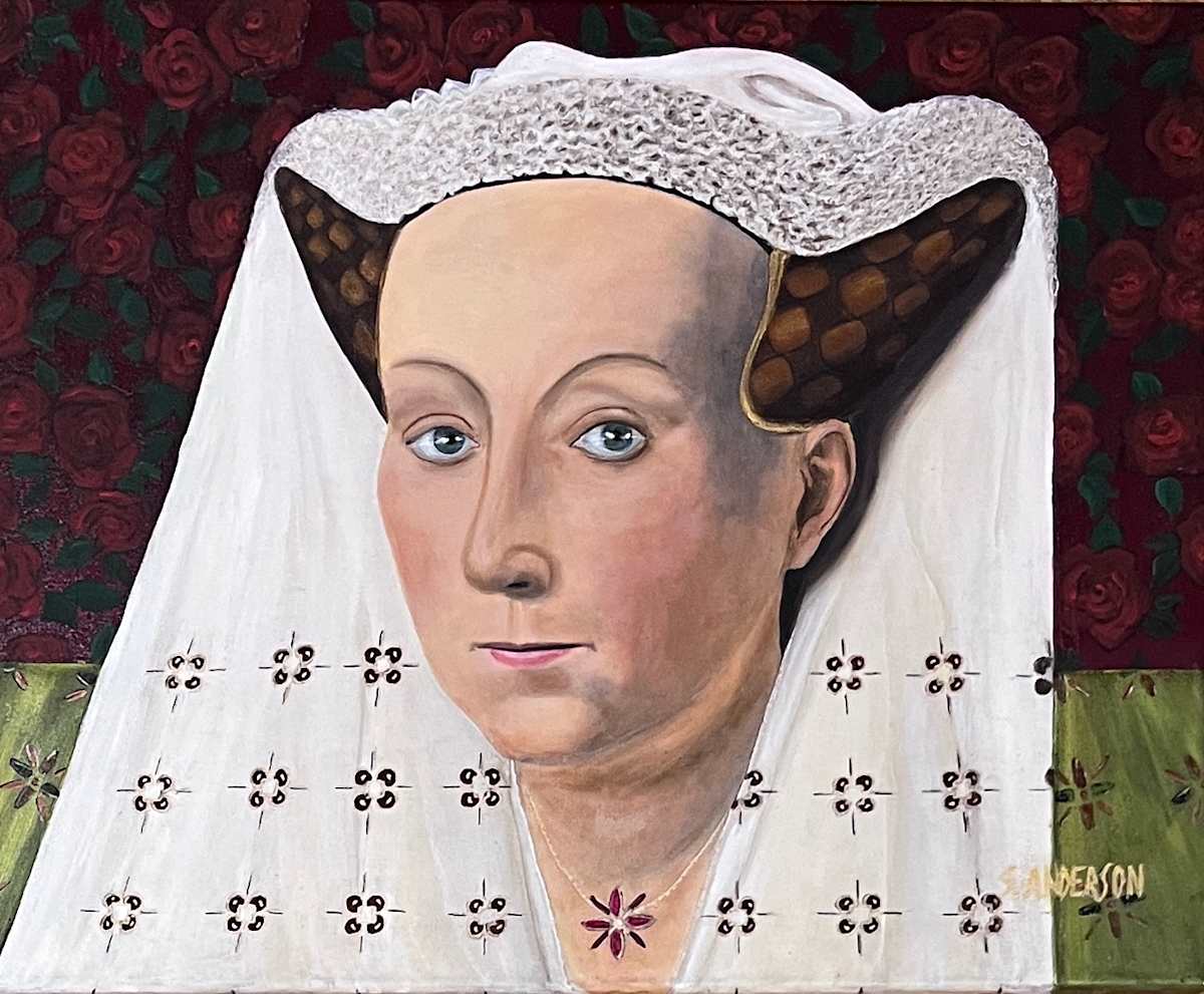 Portrait of Margarete Van Eyck (1439) - Reimagined by Sam Anderson, Image 1.