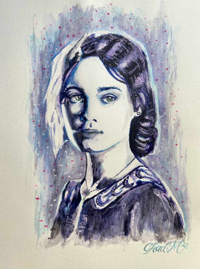 Girl in Purple by Chad Merrill, Image 1.