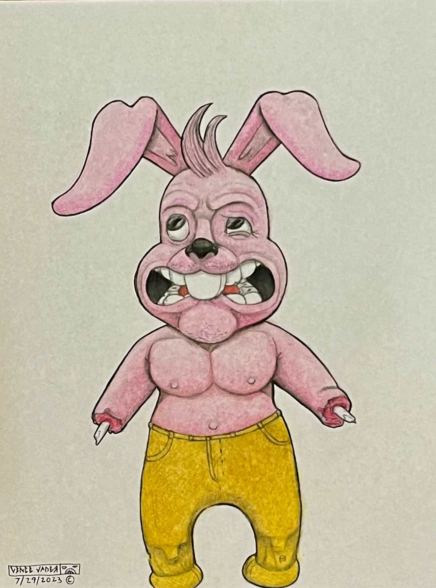 Broke Bunny by Vince Vader  Image: Vince Vader, Broke Bunny