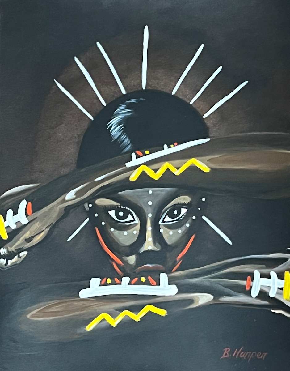 Zulu Warrior Princess by Bednago Harper  Image: Bednago Harper, Zulu Warrior Princess