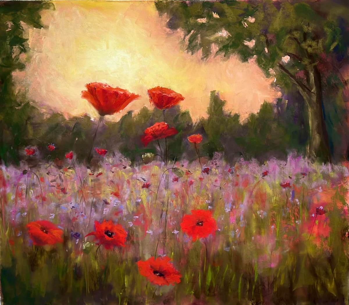 Susan's Poppies by Shelley Loring 