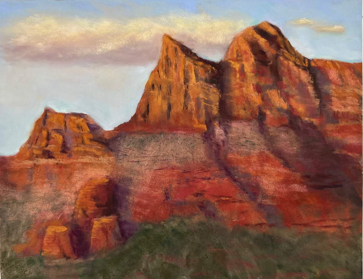 Sunset on Sedona by Shelley Loring, Image 1.