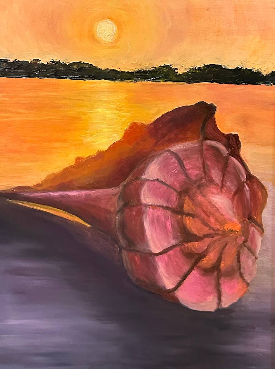 Sunset Shell by Shelley Loring 
