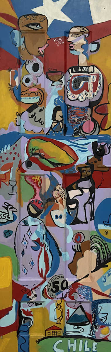 Chile - Doors to Mi Barrio by Amelia Casiano 