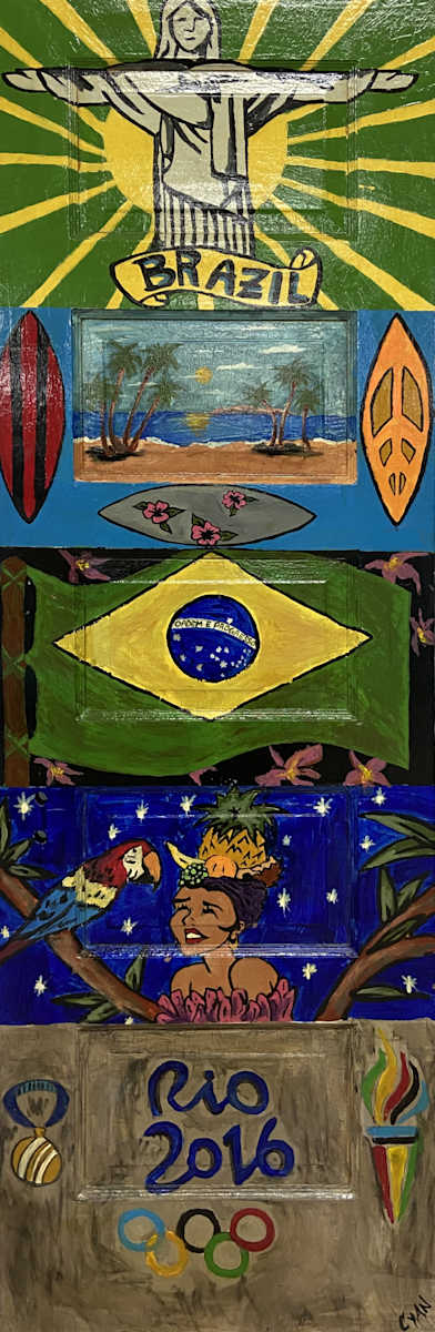 Brazil - Doors to Mi Barrio by Cyan Reyes 