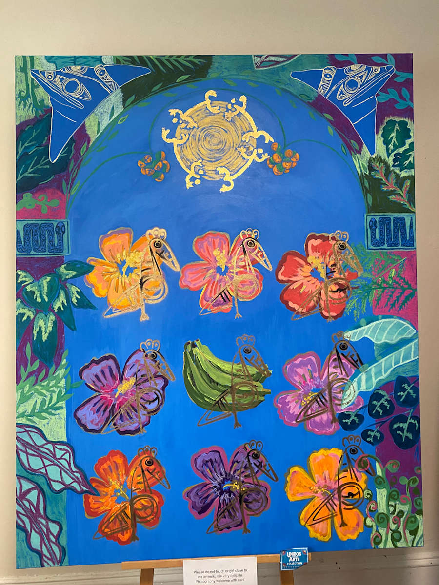 Divine Fruit Triptych: Atabey - Guabancex Aspect by Priscilla Florin, Image 1.