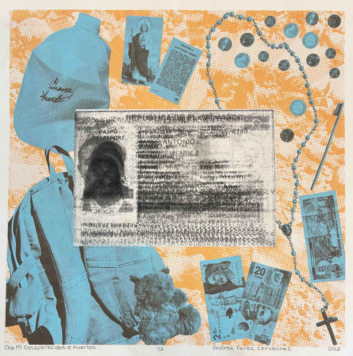 Dos Mil Desaparecidos o Muertos by Andrea Perez Cervantes, Image 1.