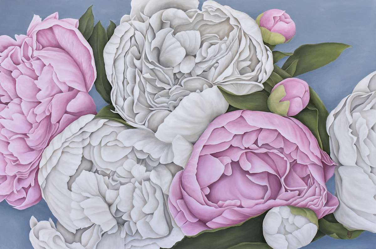Peony Bouquet by Ann Travis 