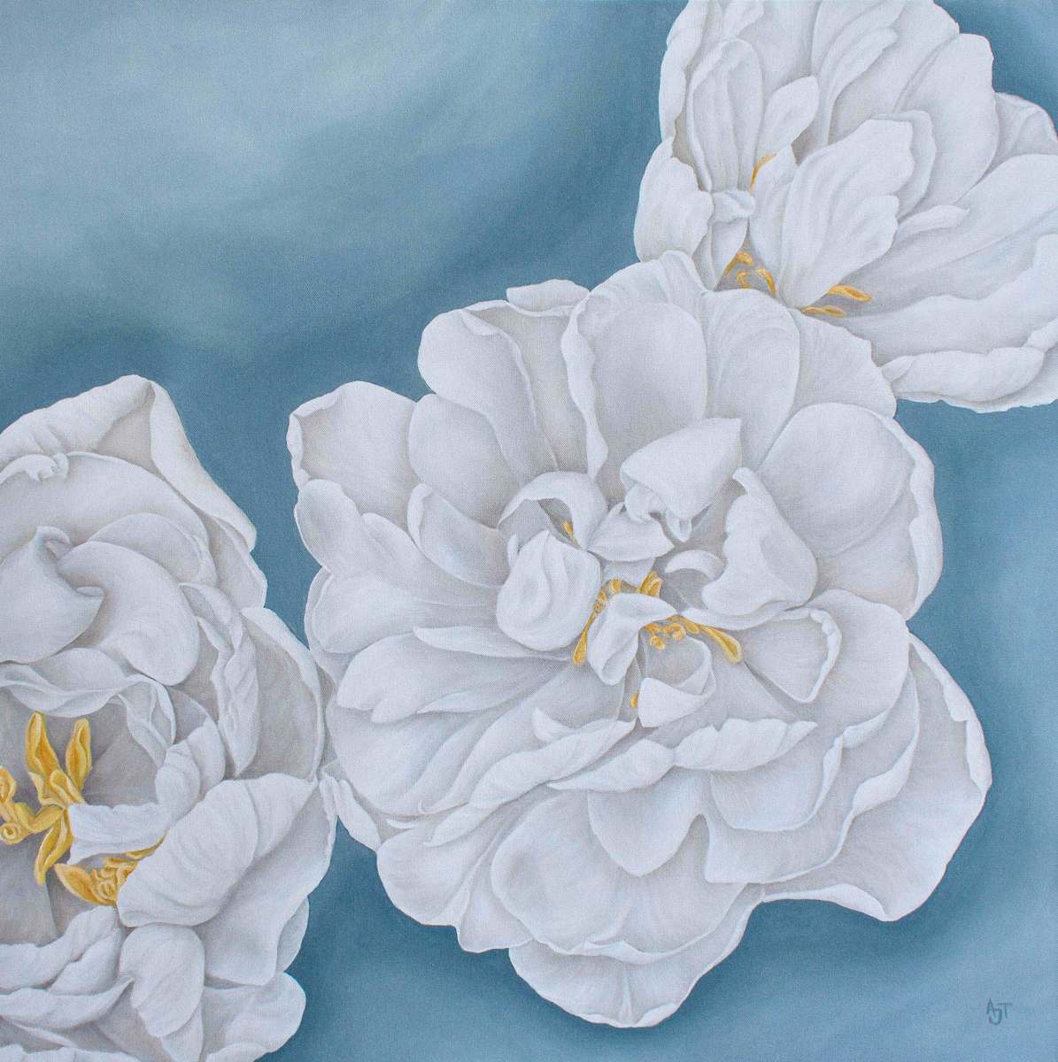 Three Tulips by Ann Travis 