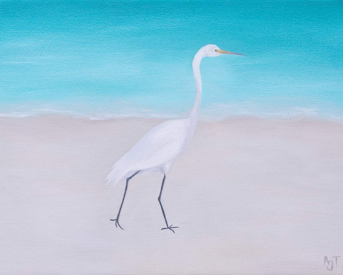 Egret by Ann Travis 