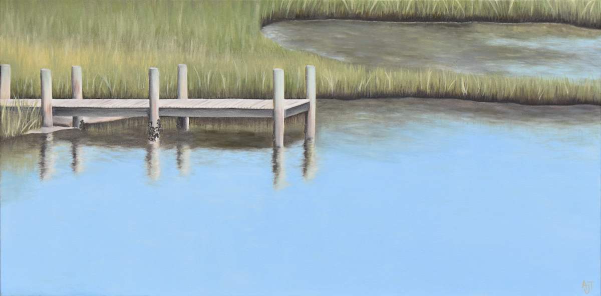 Coastal Dock by Ann Travis 