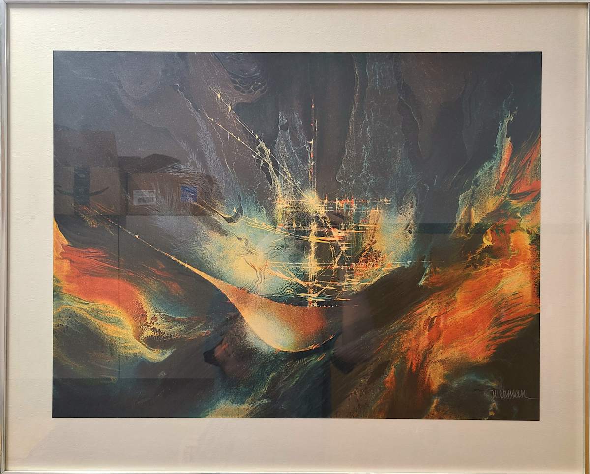 Le Bateau Phanome (Abstract) by Leonardo Nierman, Image 1.