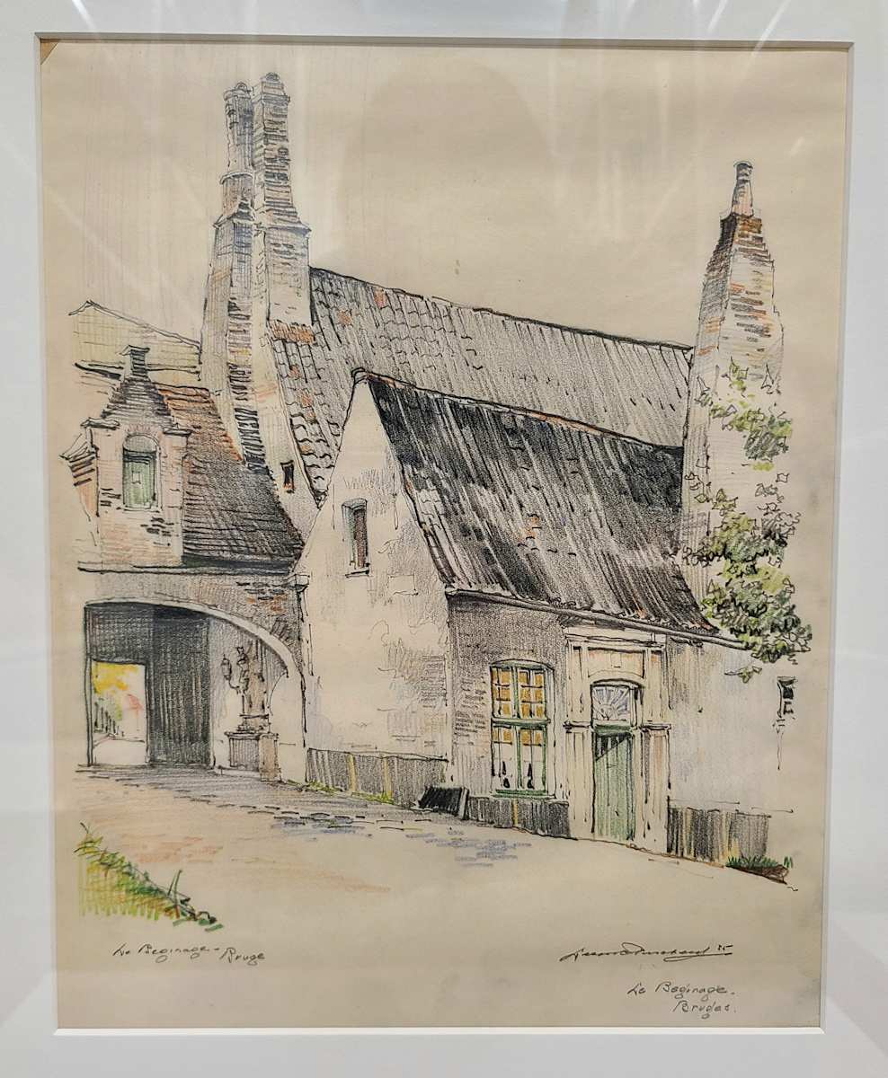 Le Beguinage, Brugge by Leon Pescheret, Image 1.