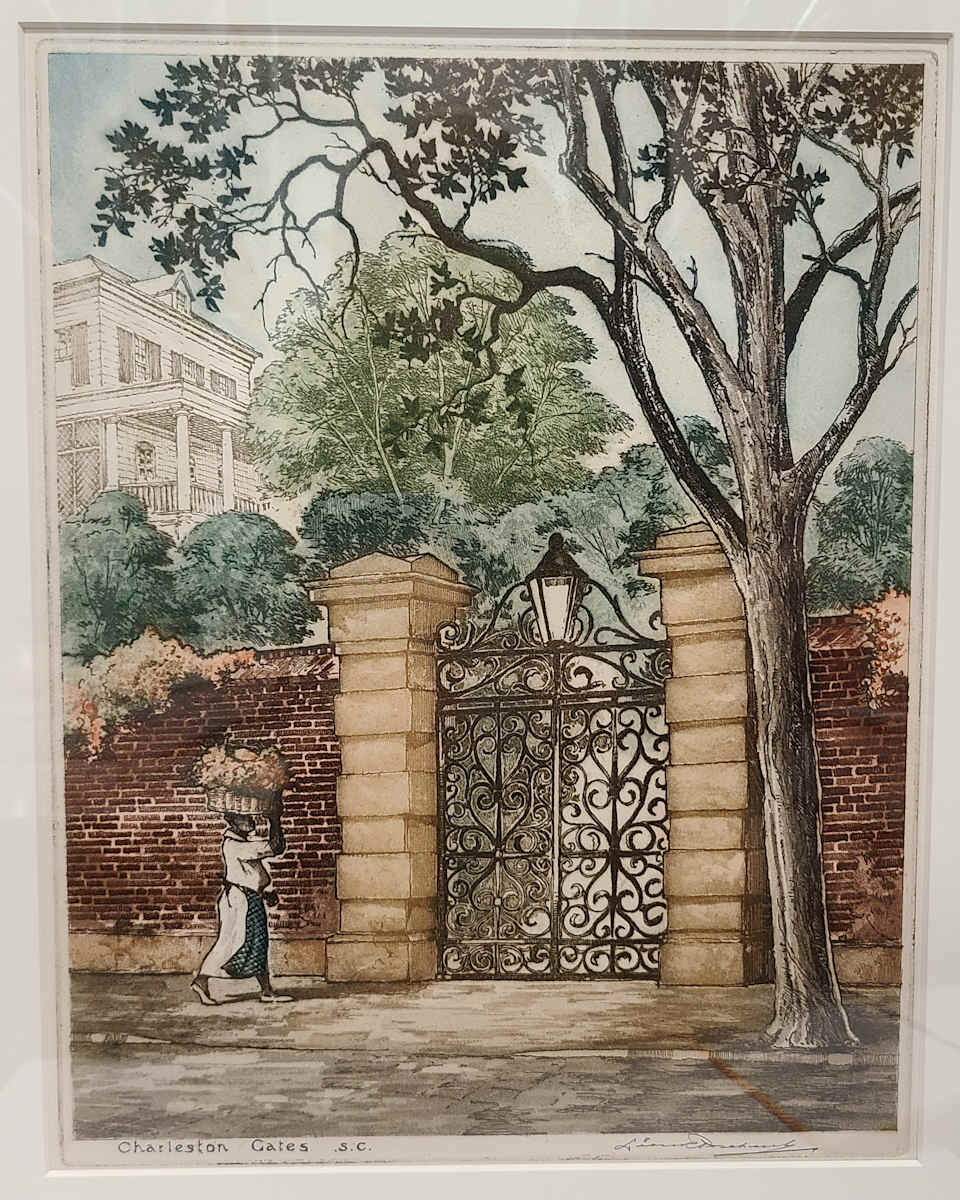 Charleston Gates .S.C. by Leon Pescheret, Image 1.
