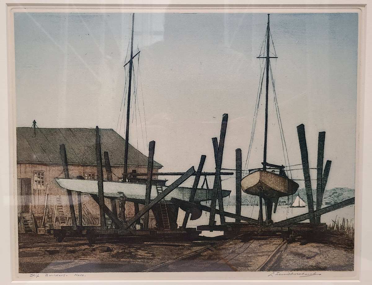 Ship Builders, Mass by Leon Pescheret, Image 1.