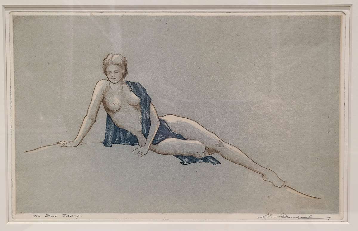 The Blue Scarf by Leon Pescheret, Image 1.