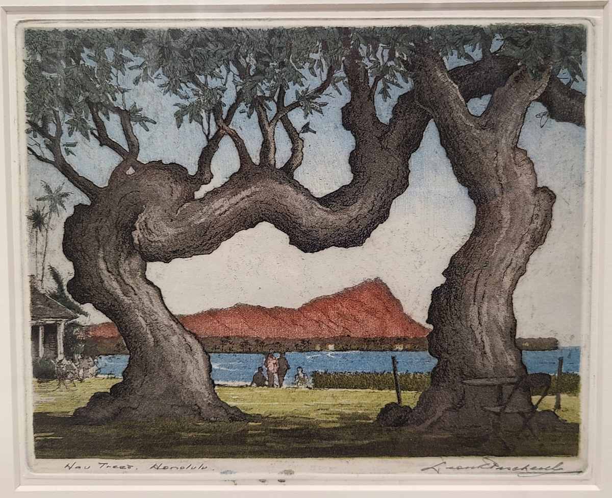 Hau Trees, Honolulu by Leon Pescheret, Image 1.