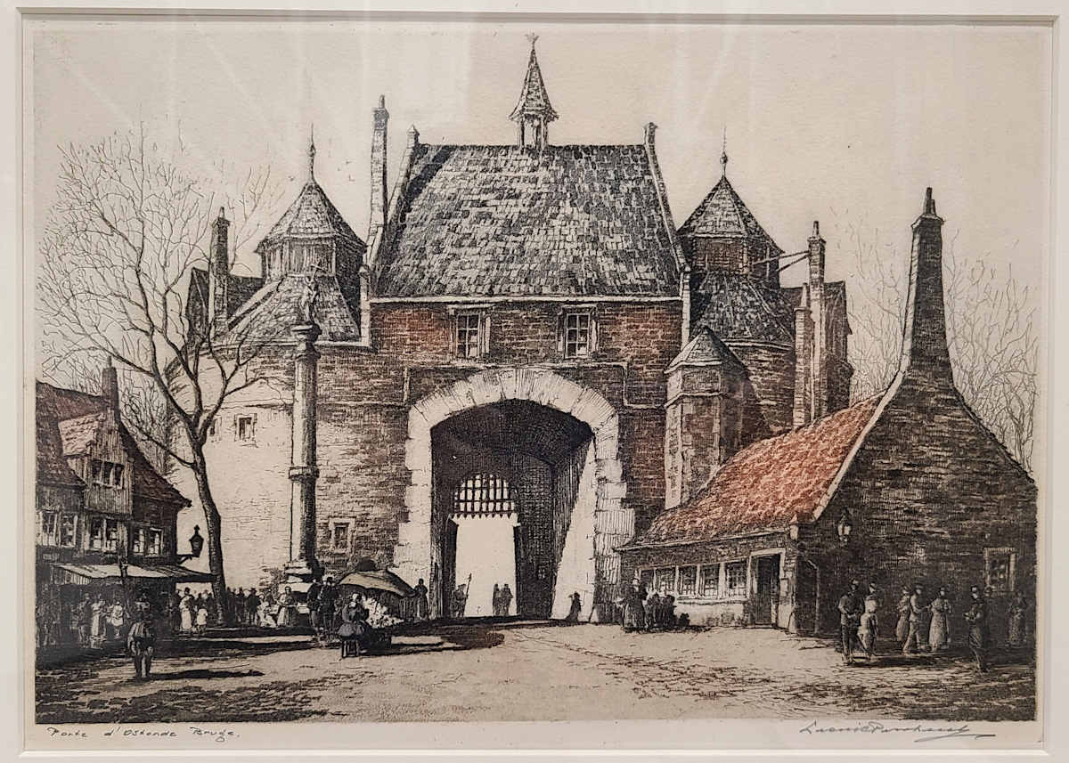 Porte d'Ostende Bruge by Leon Pescheret, Image 1.