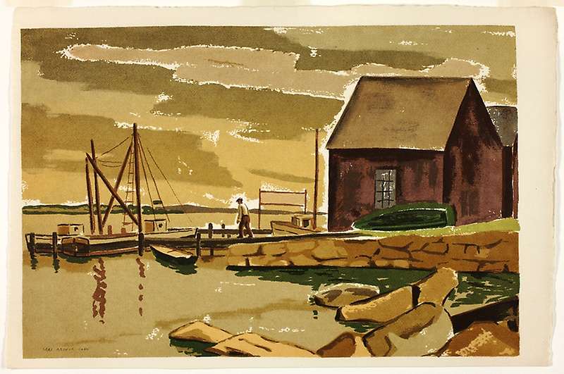 Boat Pier by Max Arthur Cohn, Image 1.