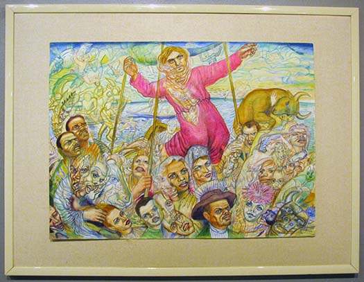 Drawing for a Mural by Alejandro Romero Tabasco, Image 1.