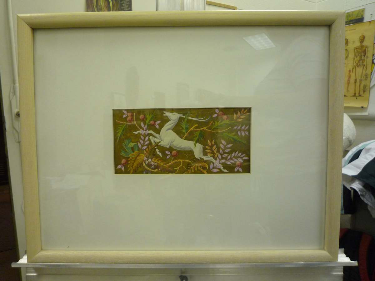 Mural Design (deer) by Andrew and Louis Karoly, Szanto, Image 1.