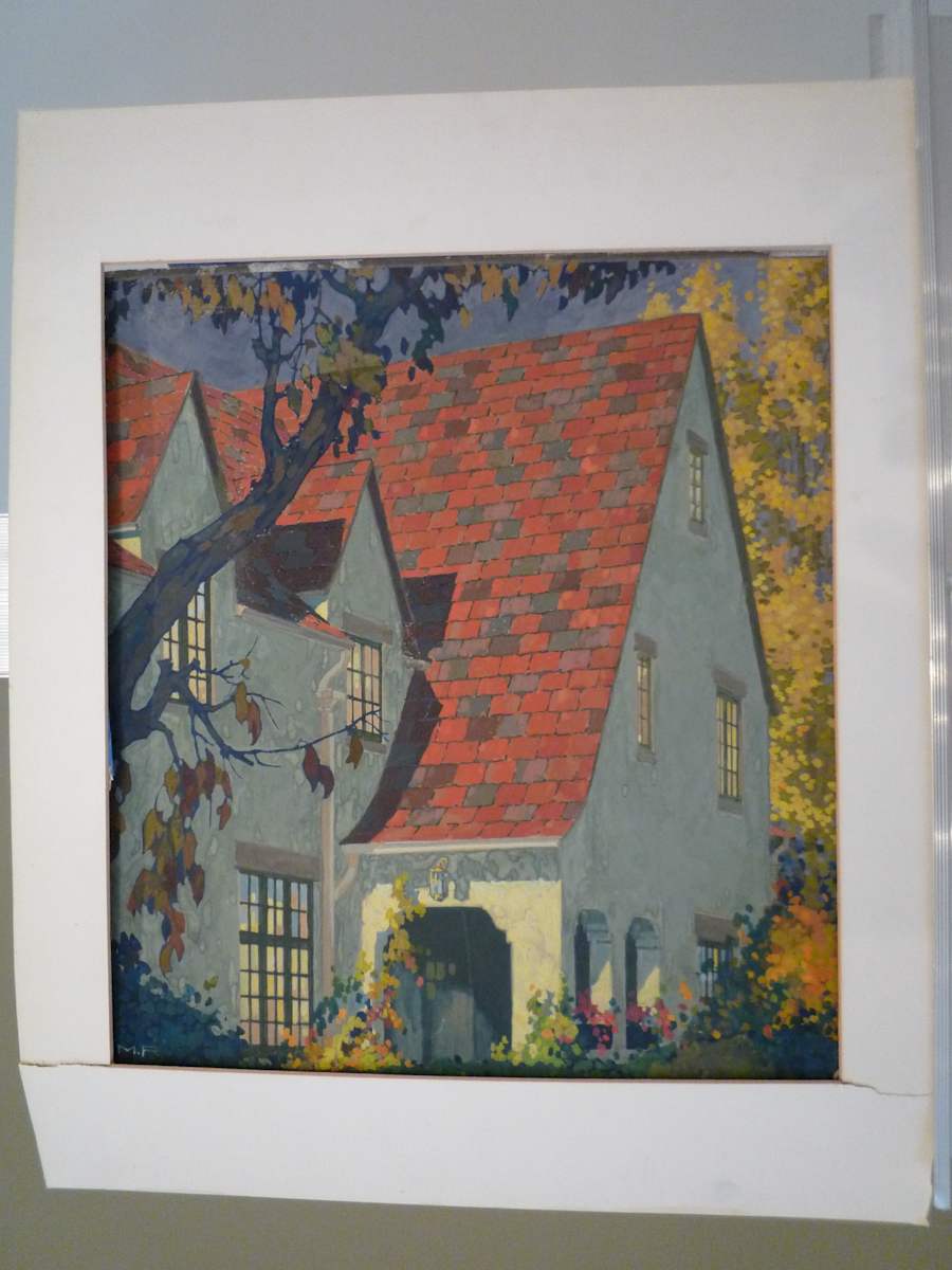 House wih Red Roof by M.P., Image 1.