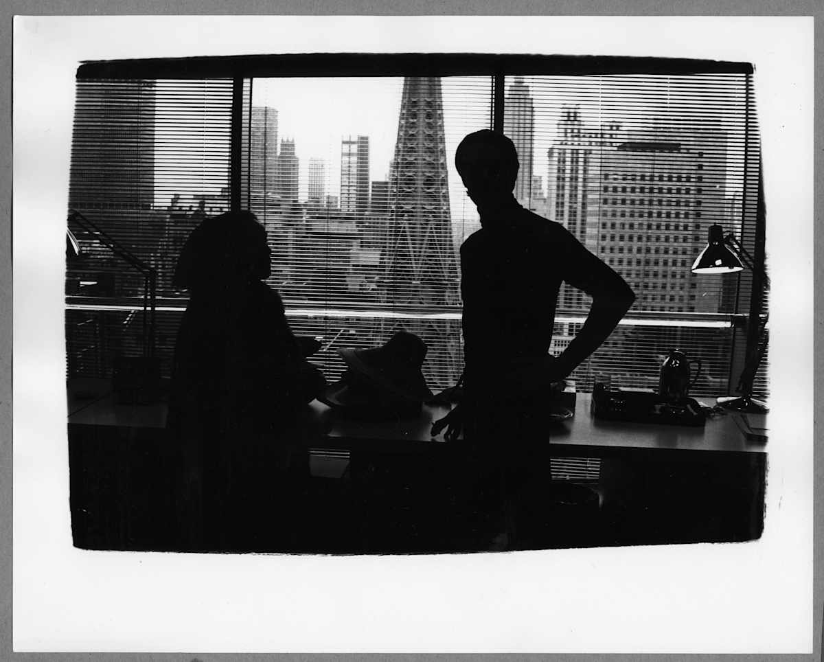Halston and Martha Grahm by Andy Warhol, Image 1.