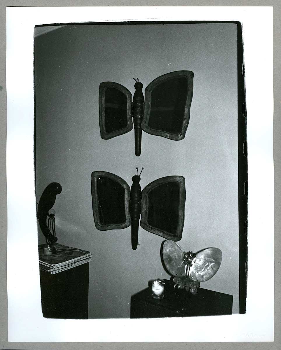 Wall with Two Butterflies by Andy Warhol, Image 1.