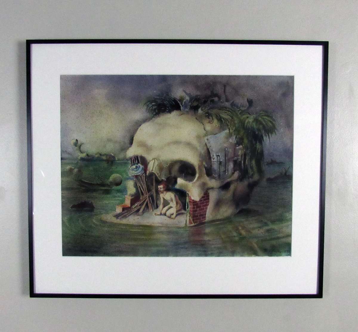 (title illegible, skull island) by Rudolf Schlichter, Image 1.