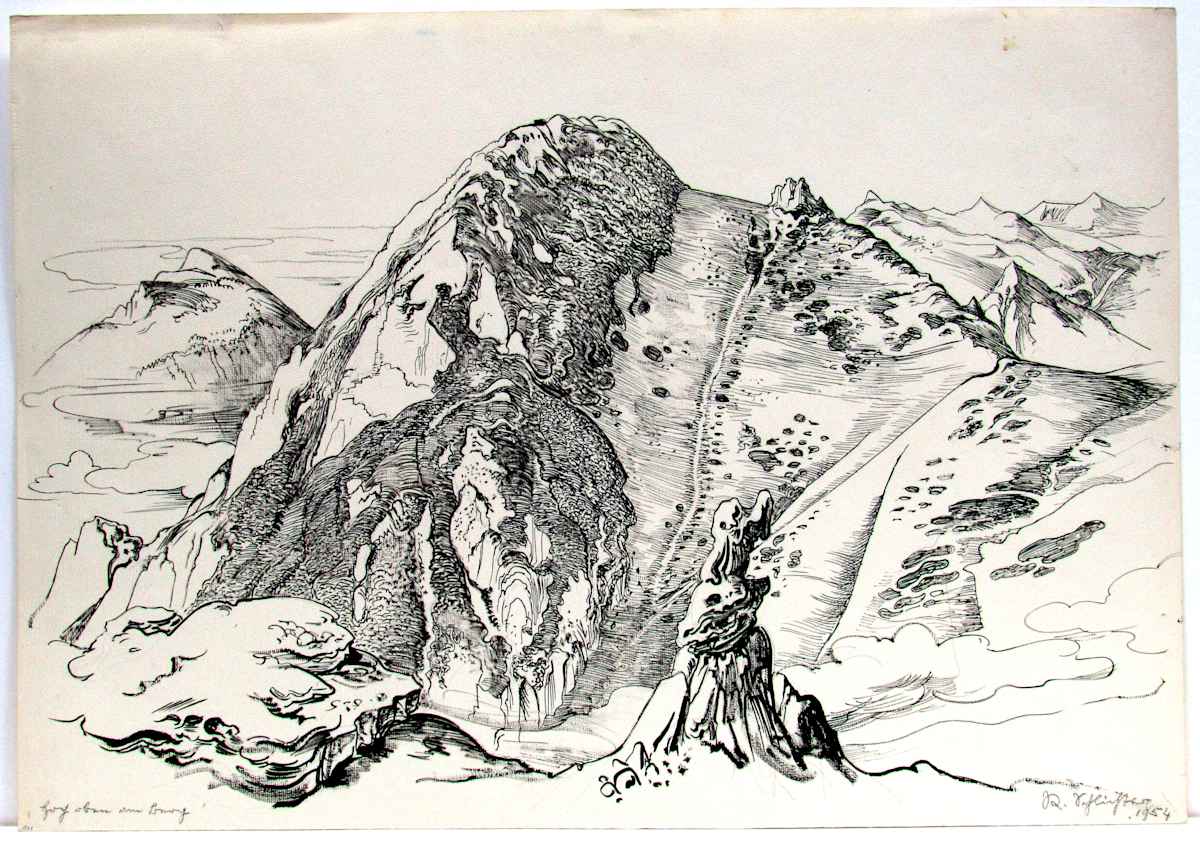 Hoch obeu aur Berg (high… … mountain) by Rudolf Schlichter, Image 1.