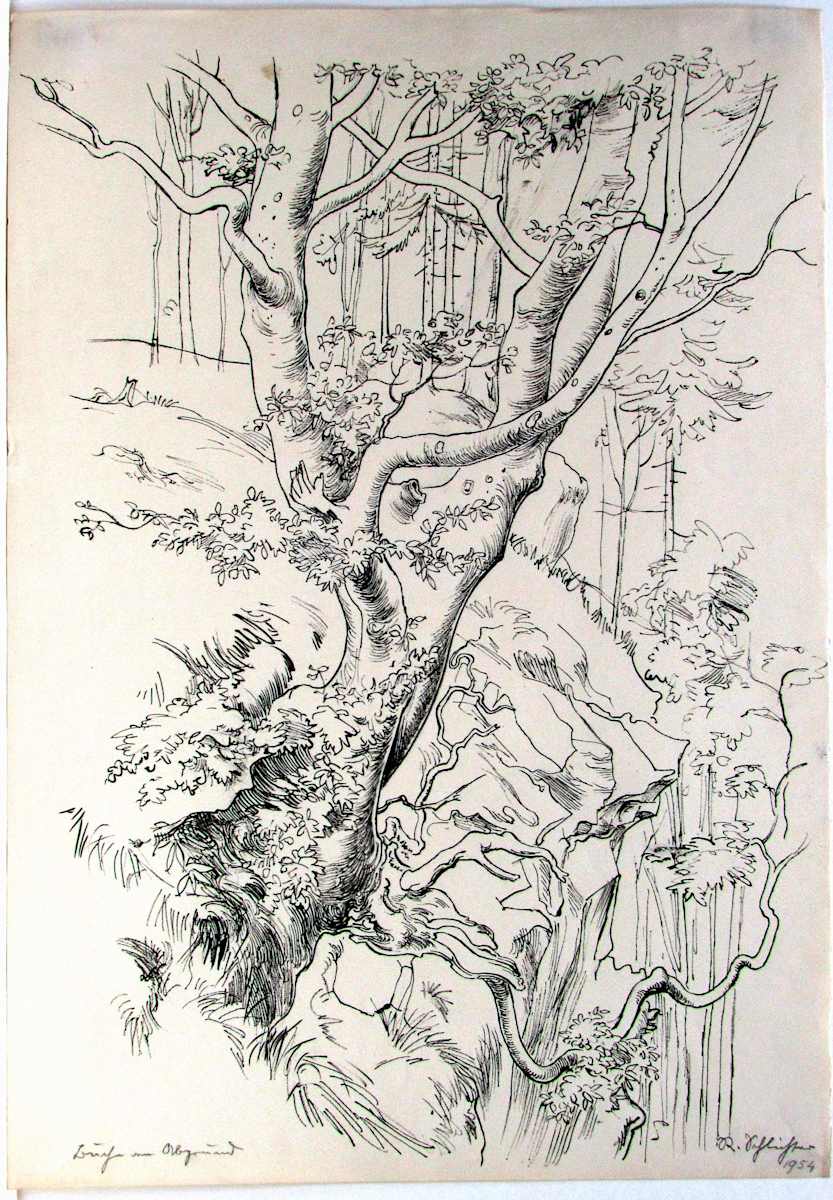 Büche aus Obgrund () by Rudolf Schlichter, Image 1.
